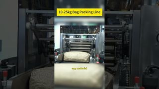 Volautomatische 10-25 kg zakverpakking Palletiseringsproductielijn | Parameterwisseling met één klik