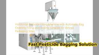 Horizontale vul- en sluitmachine voor pesticiden