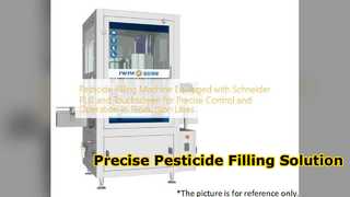 Pesticidenvulmachine met precisie Schneider PLC