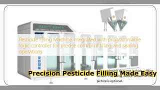 Precisie vul- en sluitmachine voor pesticiden