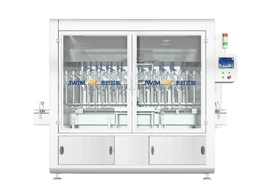 High Speed 100 ml fles 16 vulkoppen Pesticide zuiger chemische vloeistof vulmachine smeerolie vulmachine