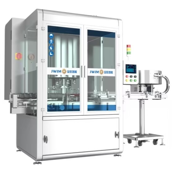 8 koppen Automatische dopmachine FX-8AS 4.0KW 100ml-1L High Speed Pick And Place