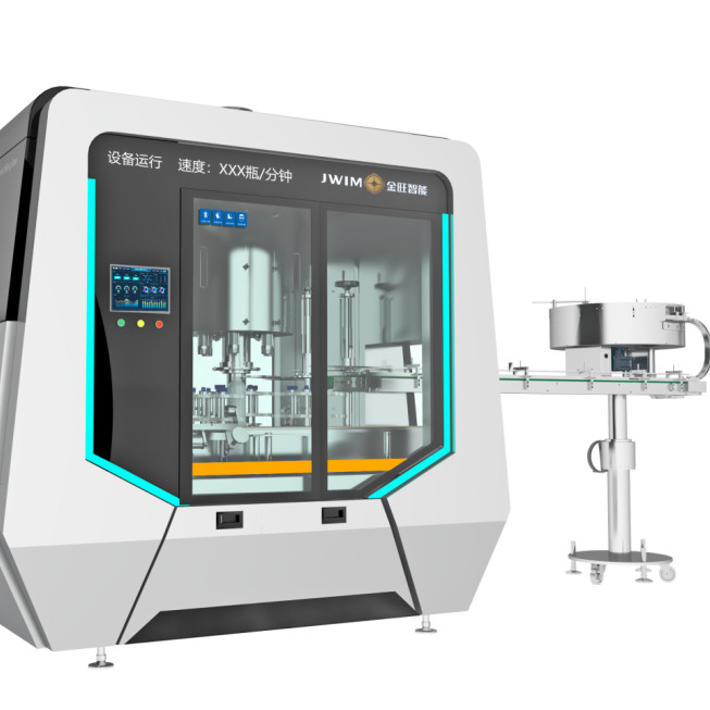 6500 BPH Rotary Type Automatic Capping Machine FX-8AH 80ml-1000ml Met 8 Capping Heads
