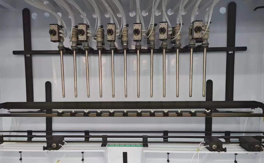 Pesticiden Ronde fles Microcomputer In Line Anti Corrosion Gravity Filling Machine