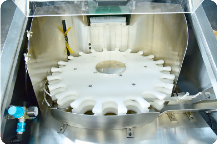 Robotische flessen ontgrendelingsmachine LP-120 Snelle flessen grootte schakelaar 20-100ml voor 20ml-100ml flessen vullijn