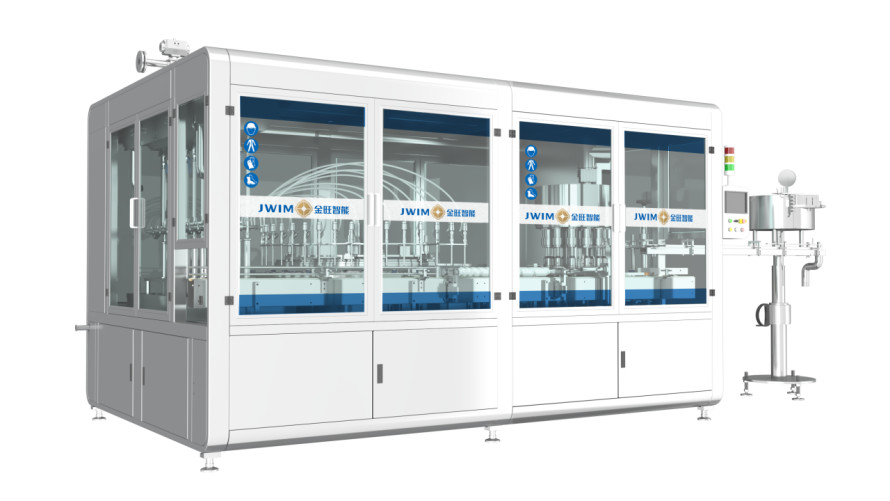 GX-16-12TS High Speed Follow Type geïntegreerde vulkappenmachine 10000BPH 380V 6KW