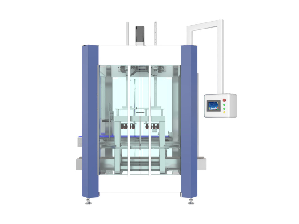 4-8 dozen/min KZ-2D automatische dubbele rij verpakkingsmachine 380V 50Hz/4KW