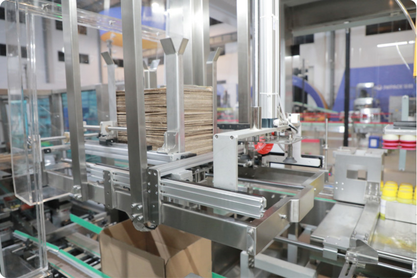 6-12 kartonnen/min KZJ-2AH volledig automatische manipulator kartonnen verpakkingsmachine 380V 5.5KW