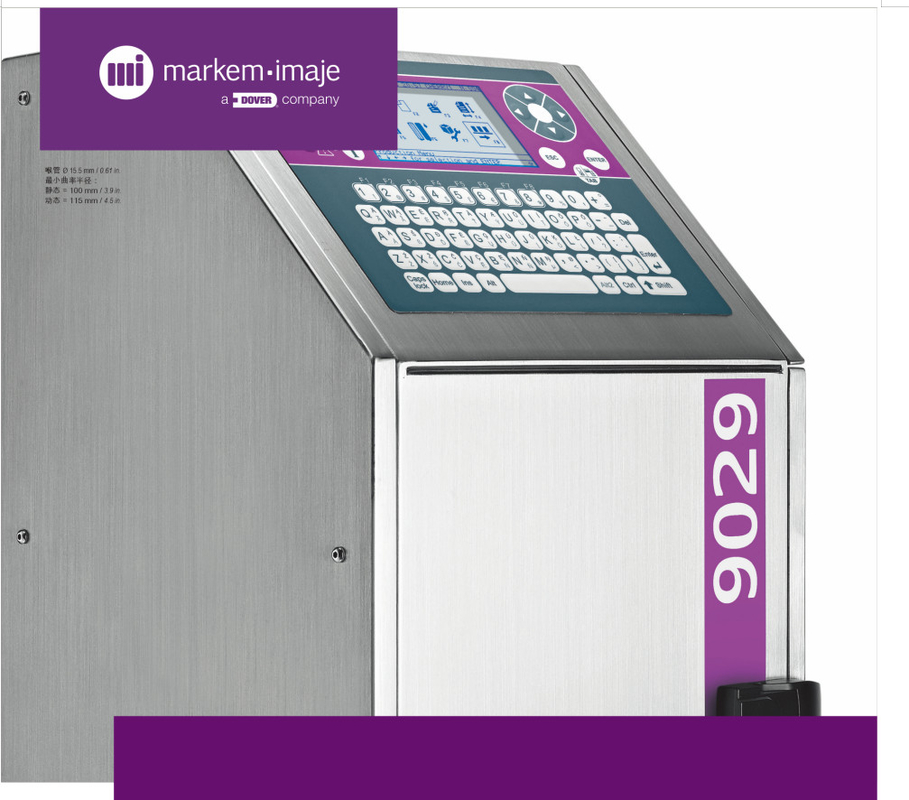 Markem·Imaje 9029 Kleine letter inkjetprinter 100-240VAC, 50/60Hz, 34W
