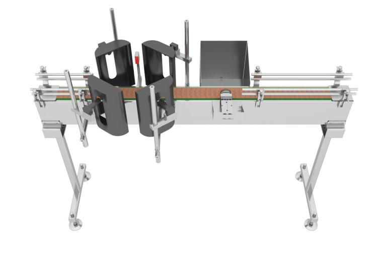 20 flessen/min Ronde flesse-etiketteringsmachine Inkjet Coding Bottle Cap Visuele inspectiesysteem