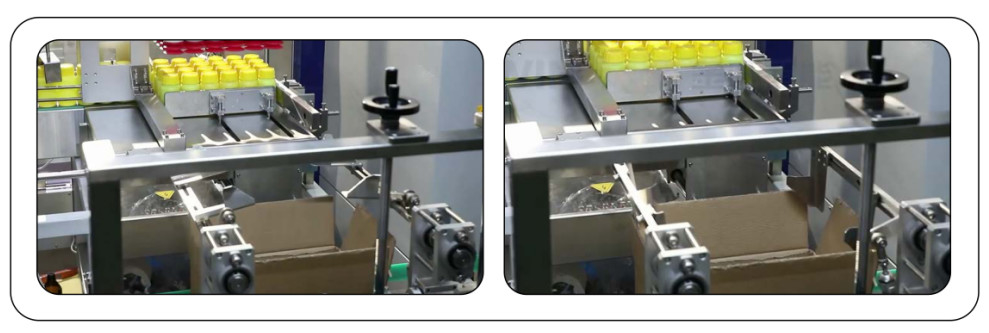 KZ-2T Volledig automatische kartonverpakkingsmachine voor gewone ronde of vierkant glasflessen en plasticflessen