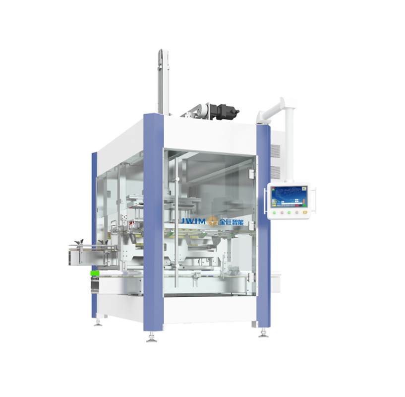 KZ-2T Volledig automatische kartonverpakkingsmachine voor gewone ronde of vierkant glasflessen en plasticflessen