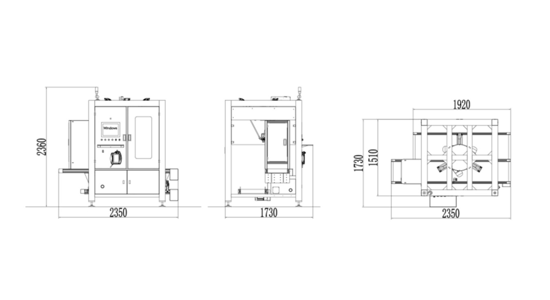 KZ-1200D Spider Gripper Carton Packing Machine met kleine bezette ruimte voor verbeterde efficiëntie