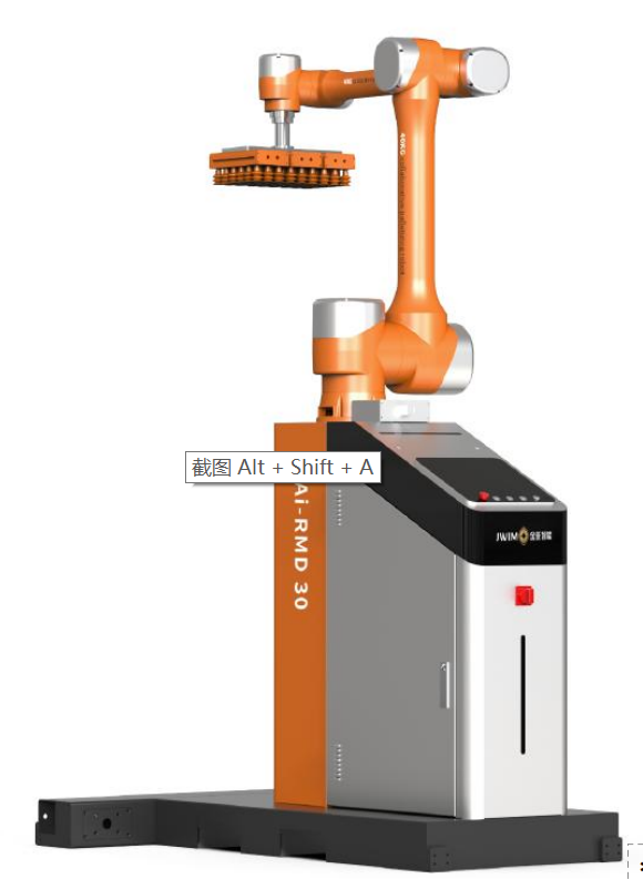 AI-RMD30 AI Collaborative Palletizing Robot (≤9 cartons/min)  ¢ Intelligente flexibele palletiseringsoplossing voor verschillende scenario's