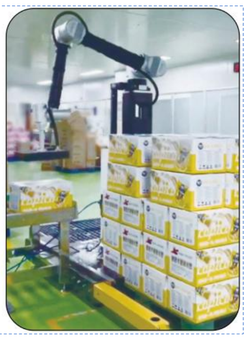 AI-RMD30 AI Collaborative Palletizing Robot (≤9 cartons/min)  ¢ Intelligente flexibele palletiseringsoplossing voor verschillende scenario's