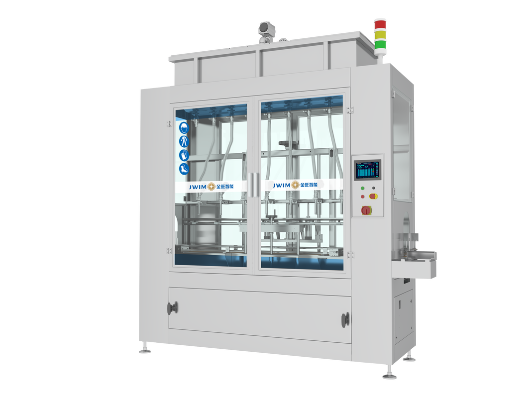 PLC-gecontroleerde micro-computervulmachine met elektrische weegschaal en roestvrij staal 304 frame