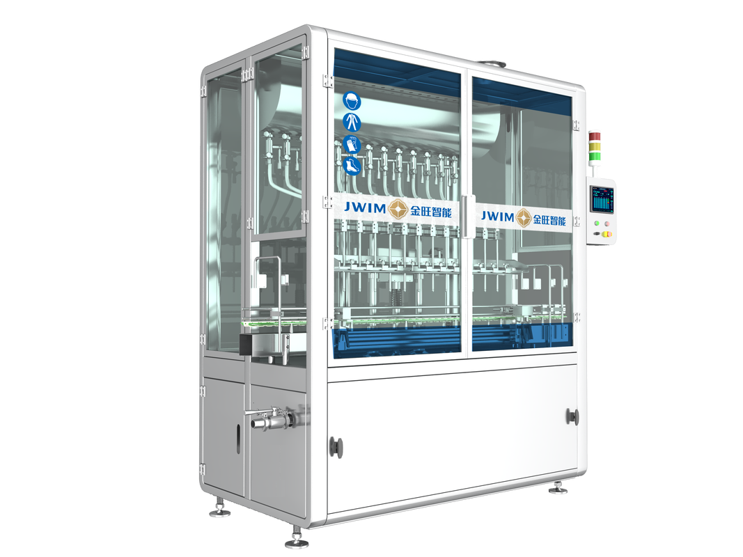 CDP-12AJ Micro-Computer Pesticide Filling Machine met PLC Control SUS304 roestvrij staal en elektronisch weegsysteem