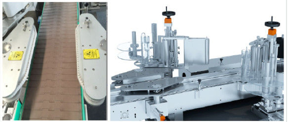 5-30L Trommel Tweezijdige Automatische Sticker Etiketteringsmachine voor de flessen van het glashuisdier