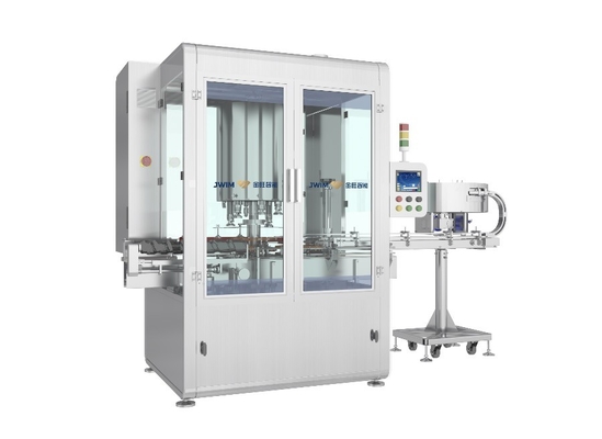 PLC Roterende Autoschroef het Afdekken Machine 6 Hoofd50ml-1000ml 6500 Automatische BPH