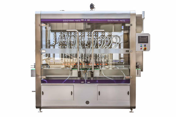 16 Hoofd 4000 het Vullen van BPH Volumetrische Vloeibare het Flessenvullenmachine 80ml-1000ml van de Machine Eetbare Olie