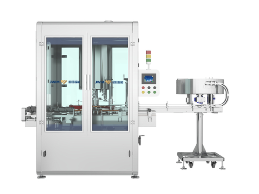 PLC Roterende Autoschroef het Afdekken Machine 6 Hoofd50ml-1000ml 6500 BPH